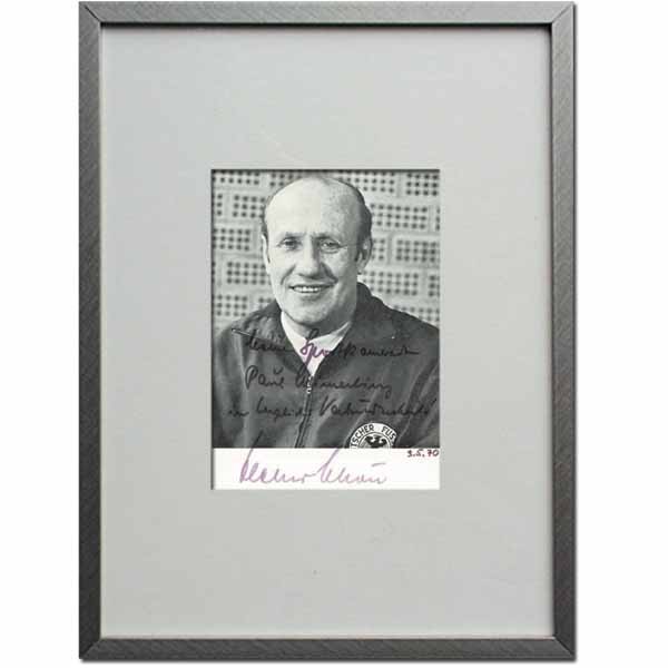 Schön, Helmut: Autograph: Helmut Schön