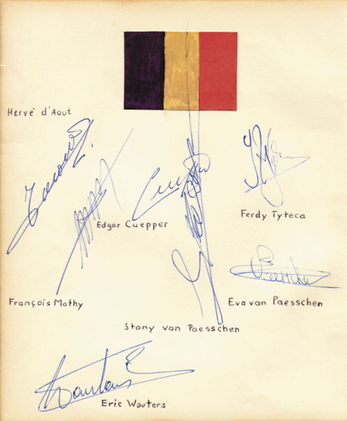 Reiten OSS1976 Belgien: Olympic Games 1976 Autograph Equestrian Belgium