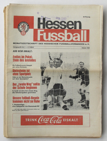 Hessen Fußball 1964 : Nr.1-12 komplett
