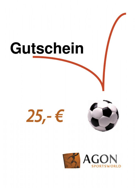 AGON Gutschein im Wert von 25,- €