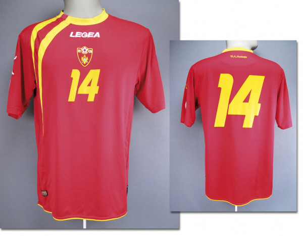 World Cup 2014 match worn footb. shirt Montenegro