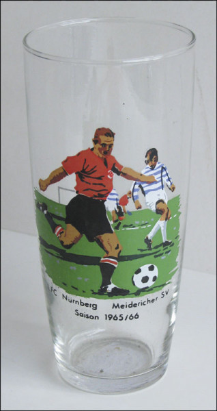 Glas 1.FC Nürnberg - Meidericher SV, Nürnberg - Glas BL64