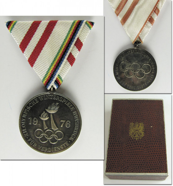 Verdienstmedaille 1976 in Präsentationsbox, Verdienstmedaille 1976