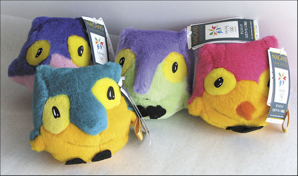 Olympic Games 1998. Set of Official mascots