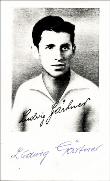 Gärtner, Ludwig: Autograph Football Germany. Ludwig Gärtner