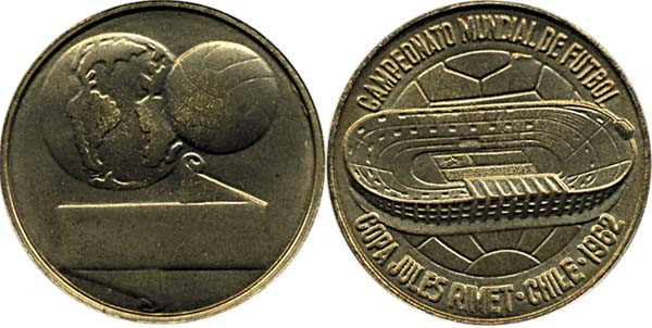 Participation Medal: World Cup 1962.