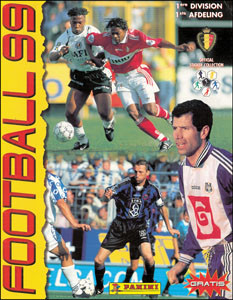 Football 99. I et II Division. Panini '99 Belgium. Sammelalbum.