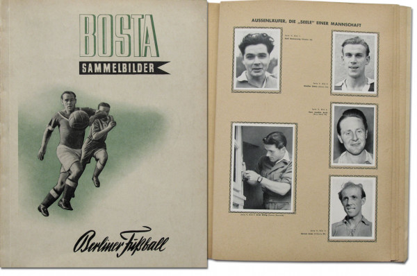 Football Collectors cards from Bosta 1952