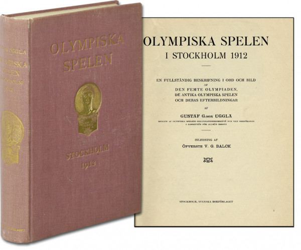Olympic Games 1912. Swedish report by Uggla