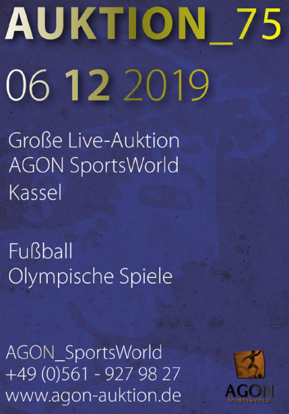 75. AGON Auktion: Auktions-Katalog: SportMemorabilia Live in Kassel