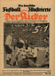 German Football magazin "Kicker" 1939