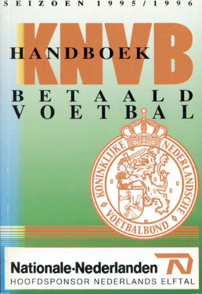 Dutch handbook for the Netherland professional football 1995/96