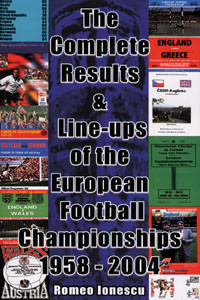 The Complete Results & Line Ups of the European Football Championships 1958-2004.