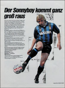 Jürgen Klinsmann Lifesize poster from Kicker