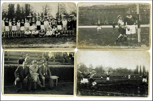 Rot-Weiß Frankfurt. 14 football postcards 1928