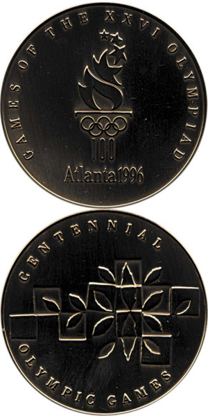 Olympic Games 1996. Particiption medal Atlanta
