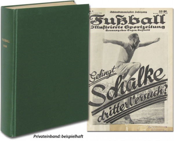 Fußball 1938 : Jg.-Nr.1-52 komplett