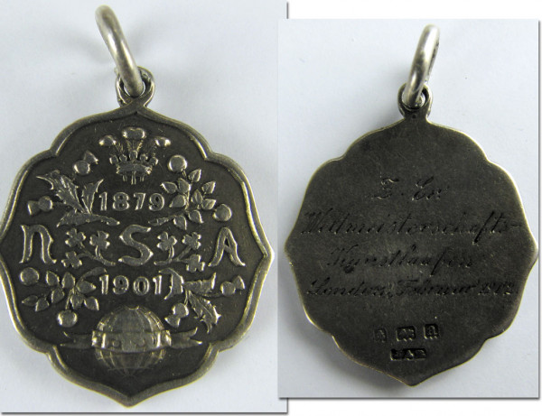 Medaille National Skating Association 1902, Teilnehmermedaille 1902