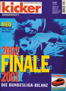 Sondernummer Finale 2002 : Kicker Sonderheft 02/03 BL Fin