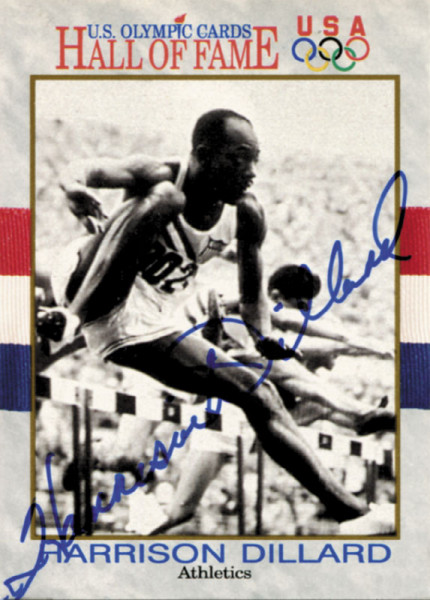 Dillard, Harrison: Autograph Olympic Games 1948 1952 Athletics USA