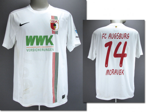 match worn football shirt FC Augsburg 2015/16