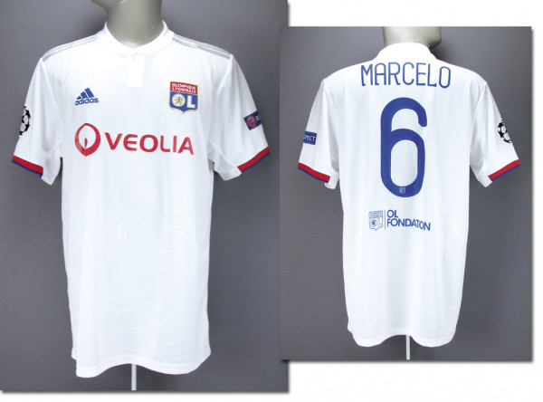 Marcelo am 10.12.2019 gegen Leipzig, Lyon, Olympique - Trikot 2019/2020