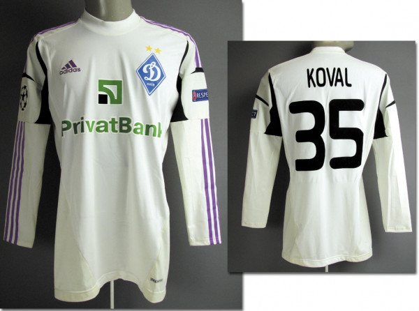 match worn football shirt Dynamo Kiev 2012/13