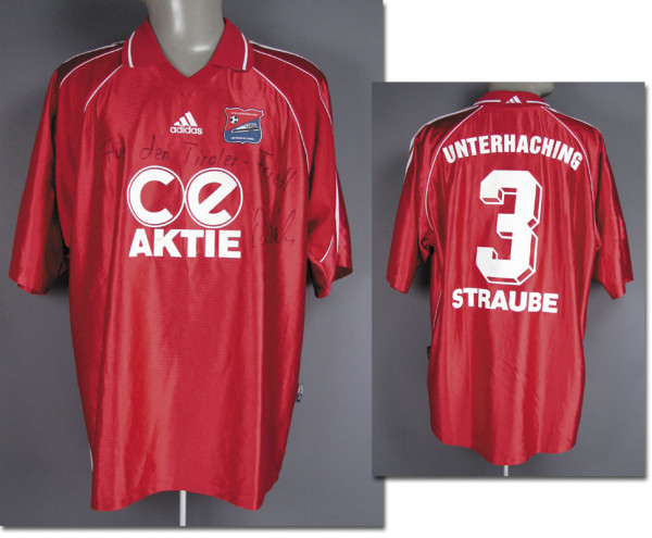 match worn football shirt SpVgg Unterhaching 1999