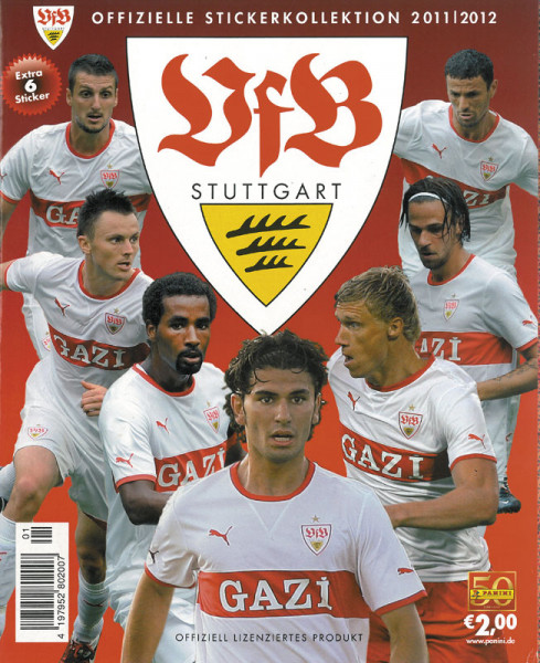 Sammelbilder-Panini Die offizielle Stickerkollektion VfB Stuttgart 2011/2012.