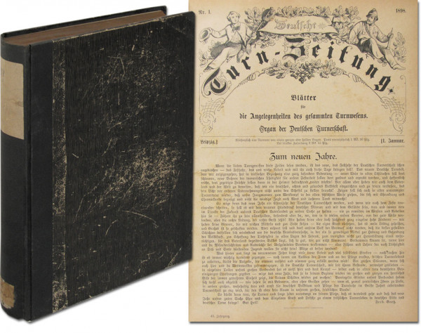 Deutsche Turn-Zeitung 1898 1898: Jg.: Nr.1-52 komplett