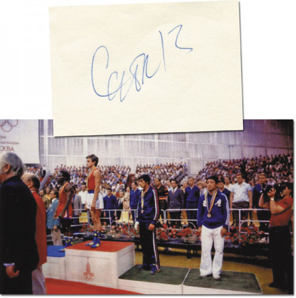 Sabirow, Schamil: Autograph Olympic Games 1980 by Sabirow