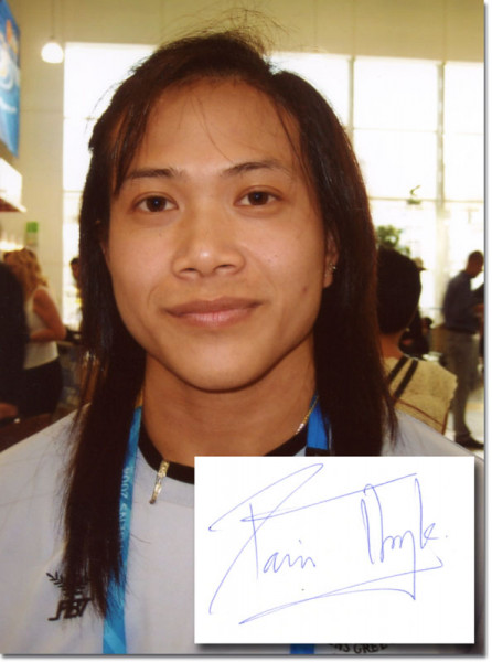 Thongsuk, Pawina: Autograph Olympic Games 2004 Weightlifting Thaila