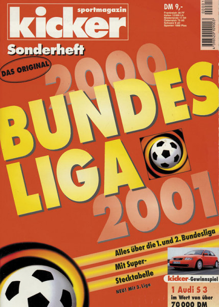 Sondernummer 2000 : Kicker Sonderheft 00/01 BL