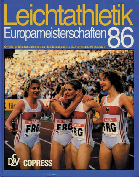 Leichtathletik EM 1986 - offiziel.Bilddokumentation des DLV.