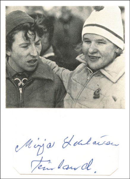 Lehtonen, Mirja: Olympic Games 1964 Autograph Crosscountry Finland