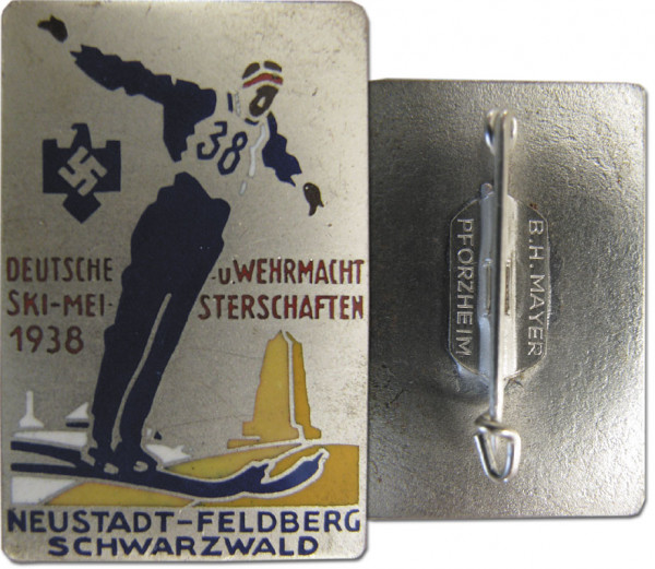 Skimeiterschaften 1938 Pin