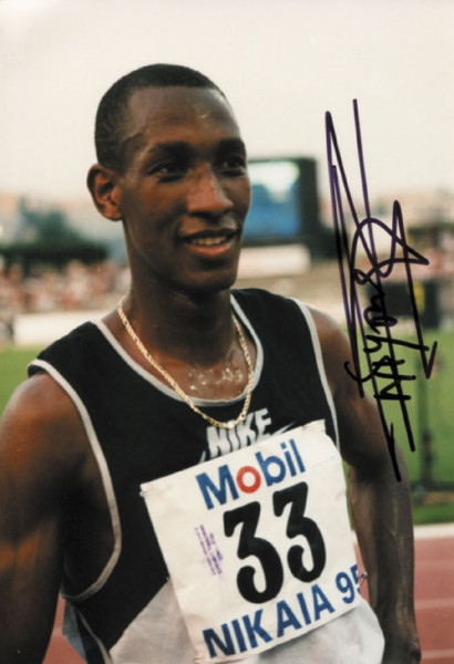 Niyongabo, Vénuste: Olympic Games 1996 Autograph Atletics Burundi