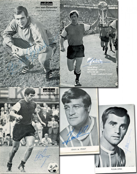 Niederlande - AK: Netherlands Football Internationals 1974 Autogram