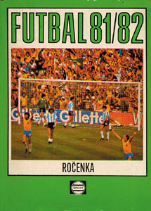 Futbal 81/82. Tschechoslowakisches Fußballjahrbuch 1981/82.