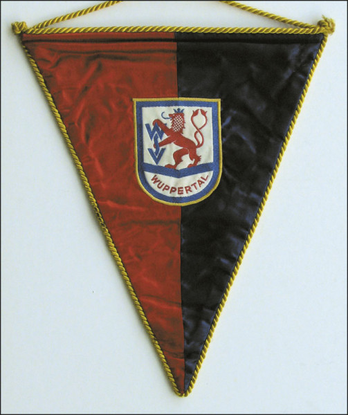 German match pennant 1960-70. Wuppertaler SV