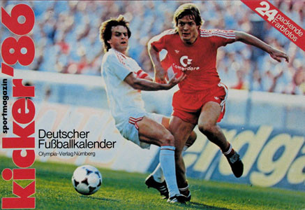 Kicker. Deutscher Fußball-Kalender 1986