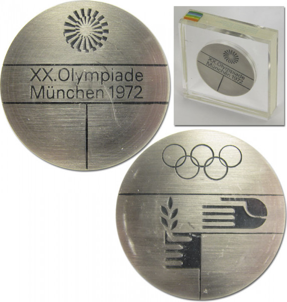 Participation Medal: Olympic Games 1972. Munich