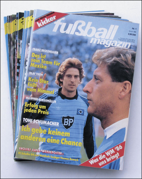 Fußball Magazin 1986 : 11.Jg.: Nr.1-12 komplett