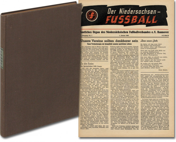 Der Niedersachsen-Fußball 1963 : Jg.: Nr. 1-24 komplett