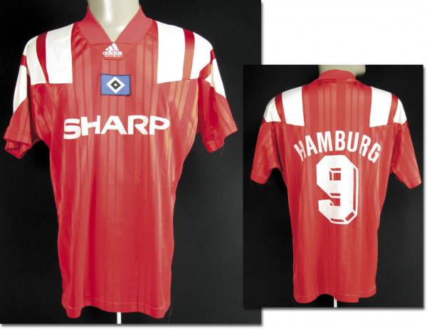 match worn football shirt Hamburger SV 1992/93