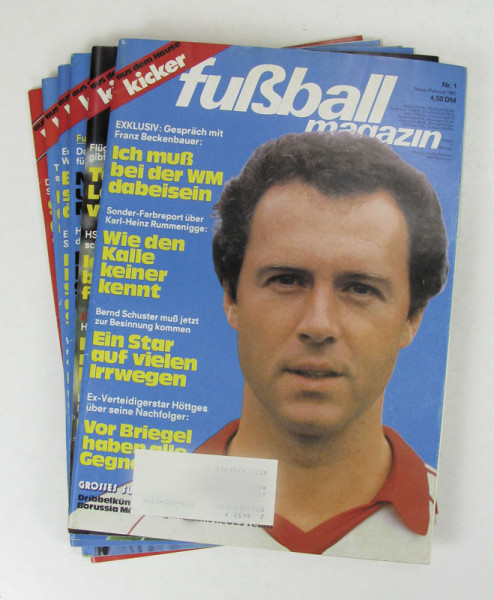 Fußball Magazin 1982 : 7.Jg.: Nr.1-6 komplett