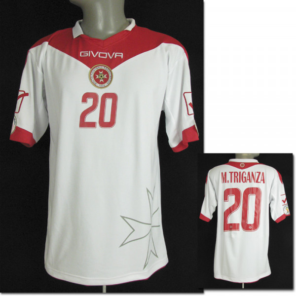 World Cup 2014 match worn football shirt Malta