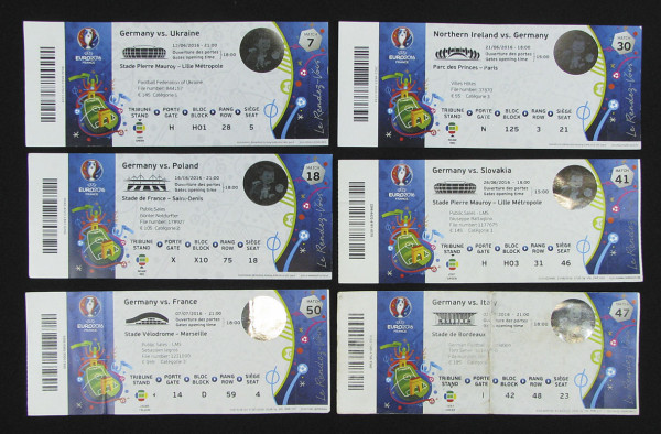 UEFA Euro 2016 6 Tickets German matches