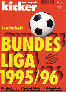 Sondernummer 1995 : Kicker Sonderheft 95/96 BL.