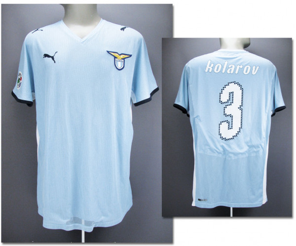 match worn football shirt Lazio Rome 2009